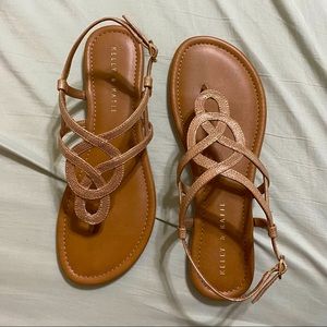 Kelly & Katie Rose Gold Sandals